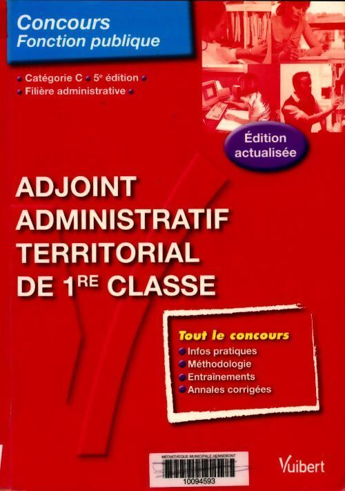 Adjoint administratif territorial de 1e classe - catégoie C - Dominique Herbaut - Livre