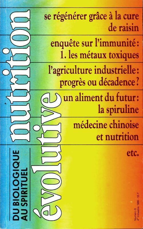 Nutrition évolutive n°8 - Collectif - Livre