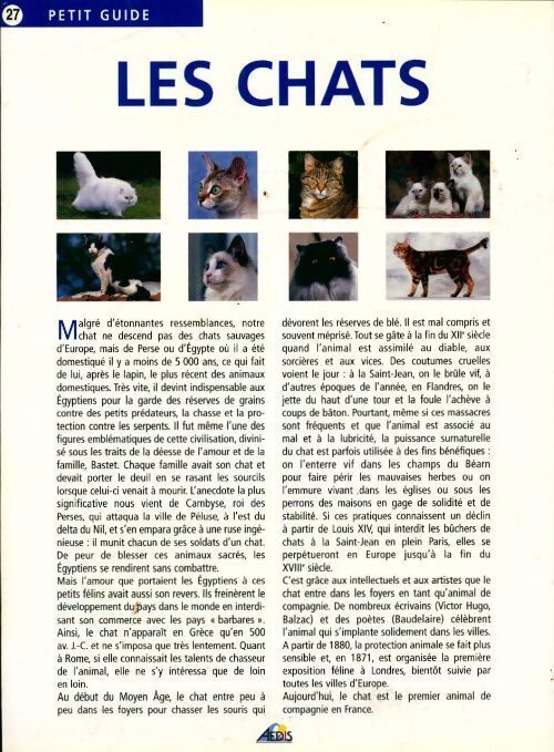 Les chats - Collectif - Livre