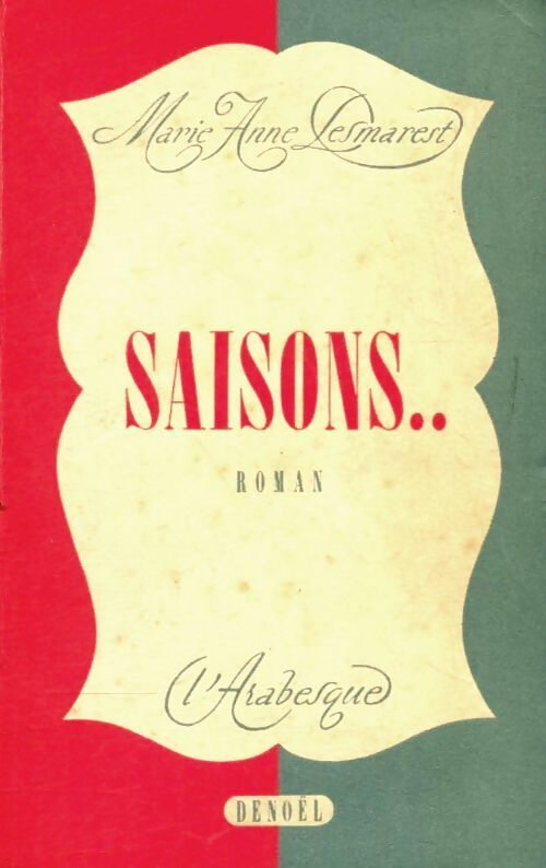 Saisons .. - Marie-Anne Desmarest - Livre