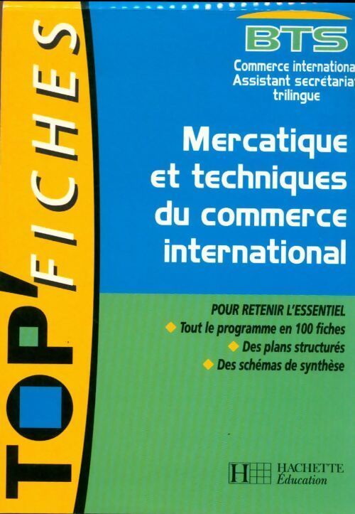 Mercatique et techniques du commerce international BTS - Martine Massabie-François - Livre