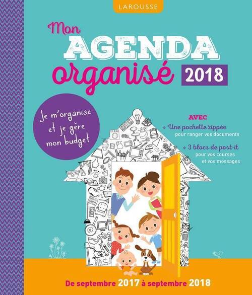 Mon agenda organisé 2018 - Inconnu - Livre