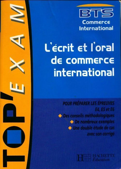 L'écrit et l'oral de commerce international BTS commerce international - Martine Massabie-François - Livre