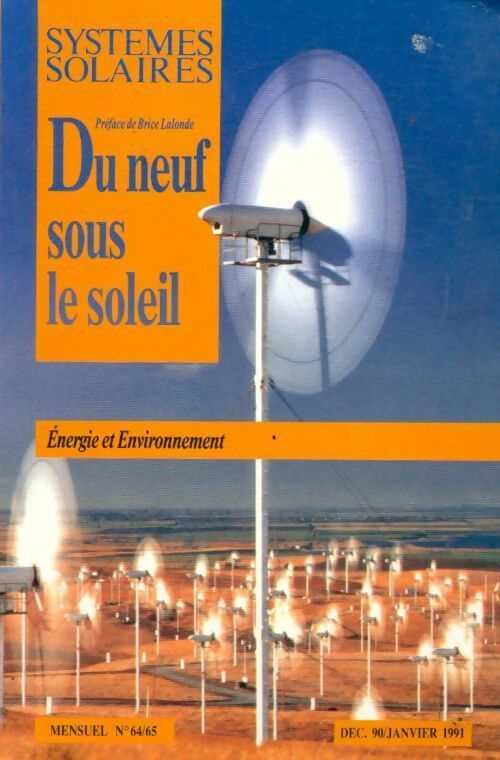 Systèmes solaires n°64-65 : Du neuf sous le soleil - Collectif - Livre