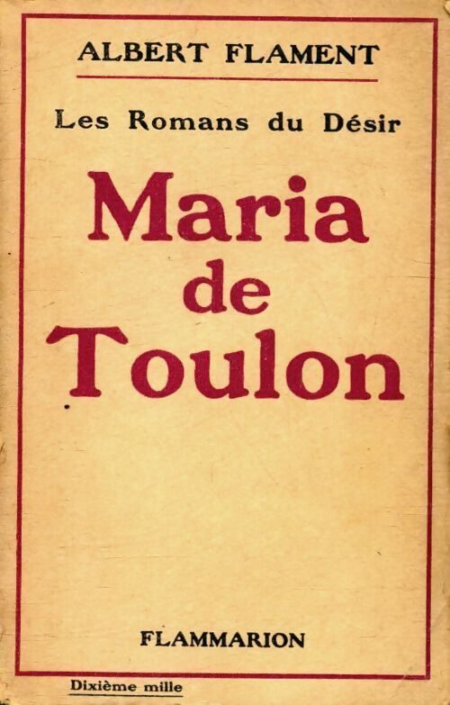 Maria de Toulon  - Albert Flament - Livre