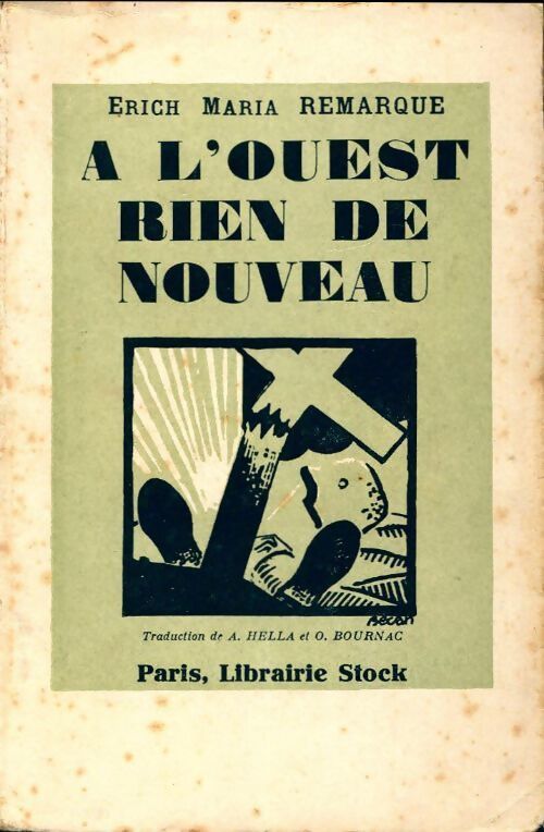 A l'ouest, rien de nouveau - Erich Maria Remarque - Livre