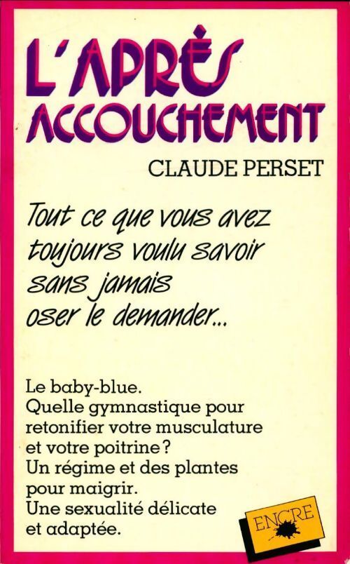L'après accouchement - Claude Perset - Livre