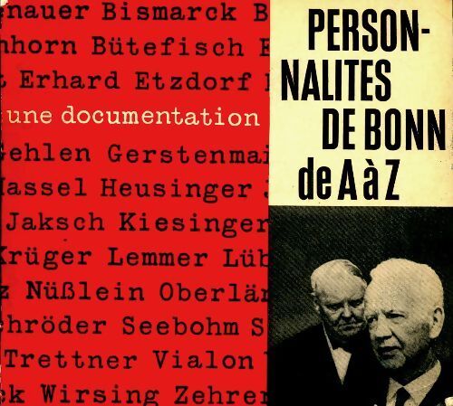 Personnalités de Bonn de A à Z - Collectif - Livre