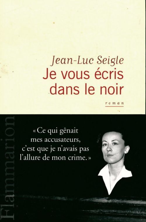 Je vous écris dans le noir - Jean-Luc Seigle - Livre