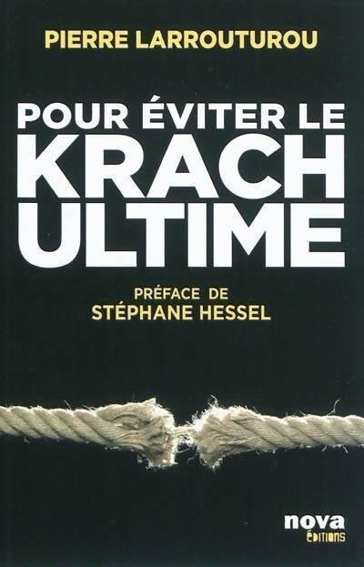 Pour eviter le krach ultime - pierre larrouturou - Pierre Larrouturou - Livre