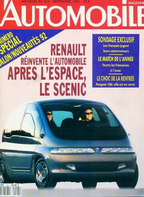 L'automobile magazine n°543 : Renault réinvente l'automobile après l'Espace, le Scénic - Collectif - Livre
