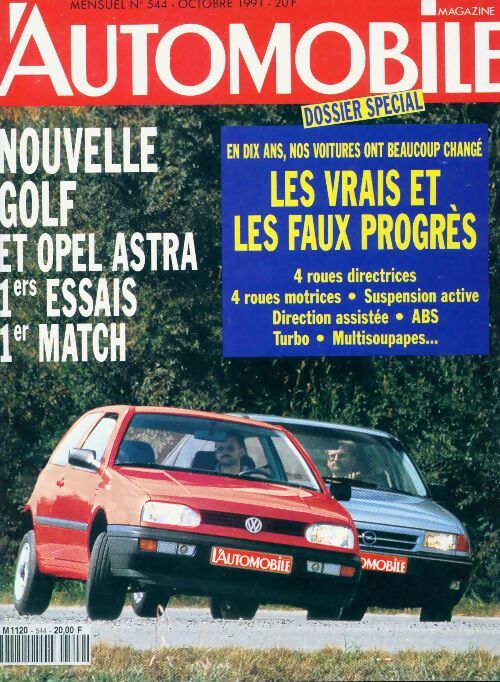L'automobile magazine n°544 : Nouvelle Golf et Opel Astra - Collectif - Livre
