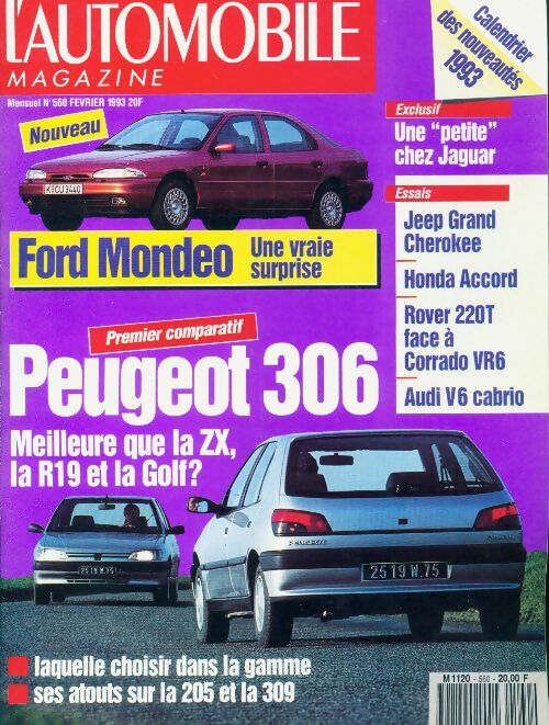 L'automobile magazine n°560 : Peugeot 306 - Collectif - Livre