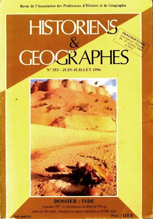 Historiens & géographes n°353  - Collectif - Livre
