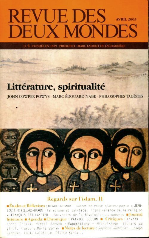 Revue des deux mondes avril 2003 - Collectif - Livre