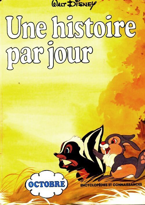 Une histoire par jour : Octobre - Walt Disney - Livre