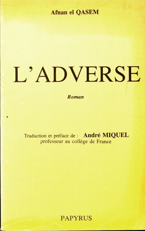 L'adverse - Afnan El Qasem - Livre