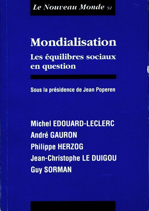 Le nouveau monde n°92 - Collectif - Livre