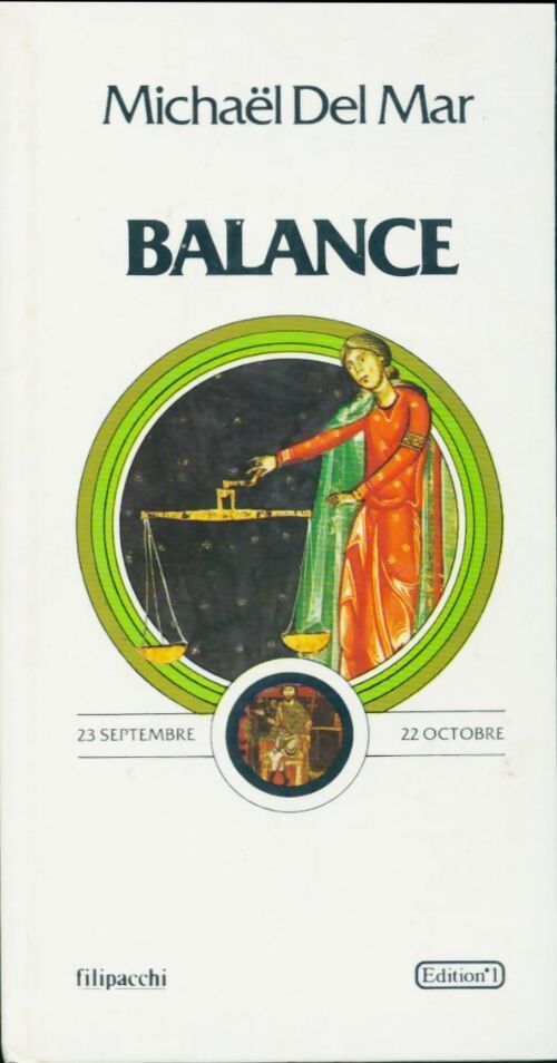 Balance - 22 septembre / 22 octobre - Michaël Del Mar - Livre