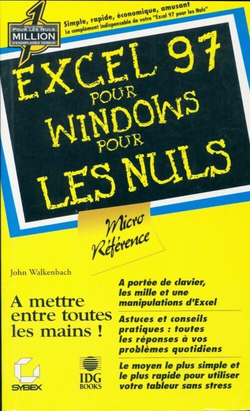 Excel 97 - John Walkenbach - Livre