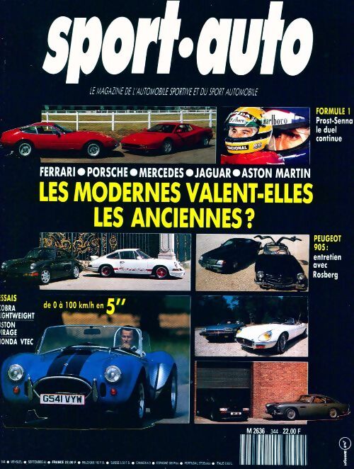Sport-auto n°344 :  - Collectif - Livre