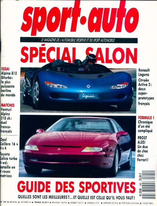 Sport-auto n°345 : Spécial salon - Collectif - Livre