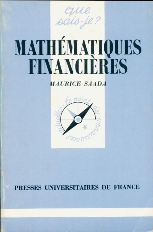Mathématiques financières - Maurice Saada - Livre