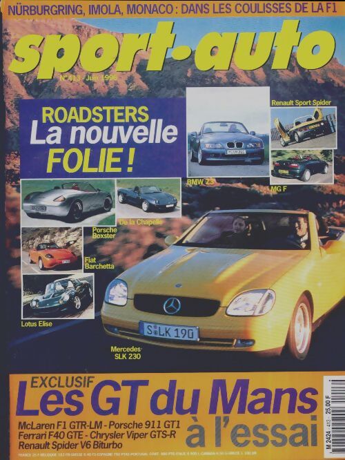 Sport-auto n°413 : Roadsters, la nouvelle folie ! - Collectif - Livre