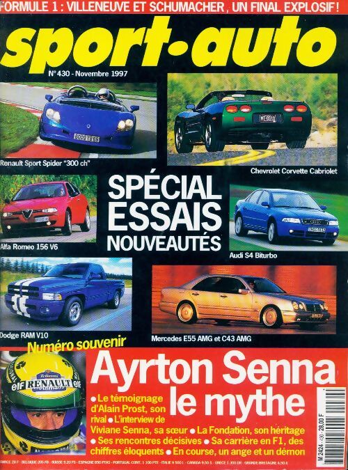 Sport-auto n°430 : Spécial essais nouveautés - Collectif - Livre