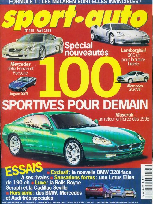 Sport-auto n°435 : 100 sportives pour demain - Collectif - Livre