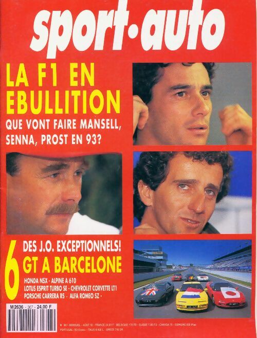 Sport-auto n°367 : La F1 en ébullition - Collectif - Livre