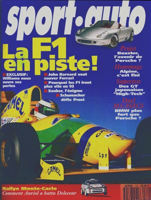 Sport-auto n°374 : La F1 en piste ! - Collectif - Livre