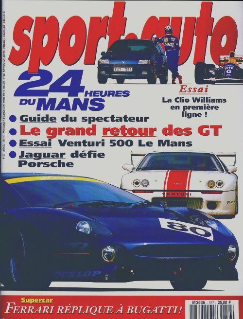 Sport-auto n°377 : 24 heures du Mans - Collectif - Livre
