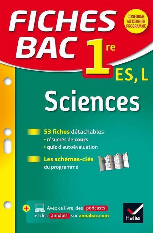 Sciences 1ère ES, L - Alain Le Grand - Livre