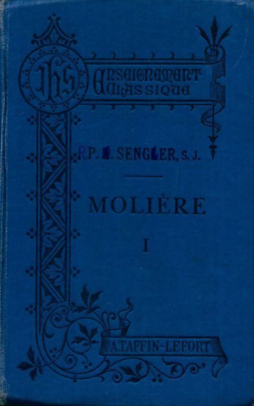 Théâtre choisi Tome I - Molière - Livre