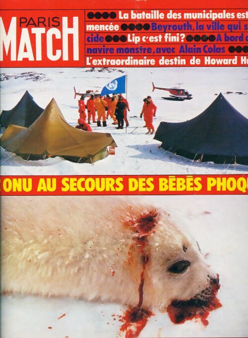 Paris Match n°1403 : L'ONU au secours des bébés phoques - Collectif - Livre