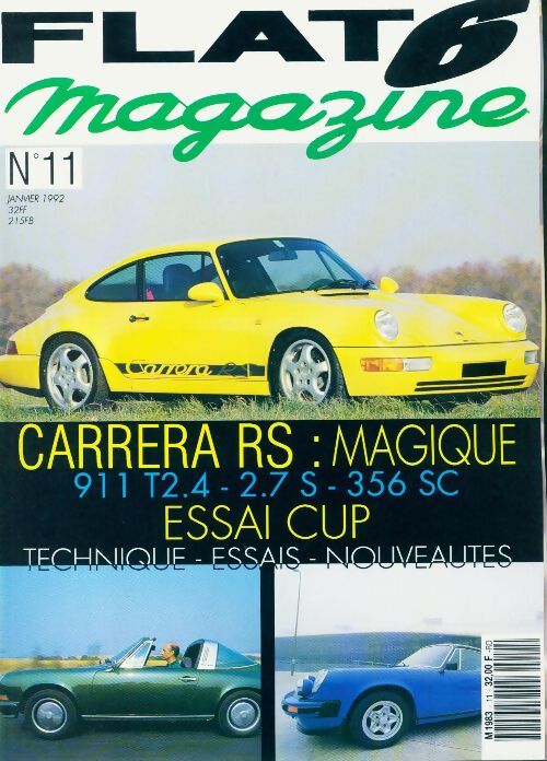 Flat 6 magazine n°11 : Carrera RS - Collectif - Livre