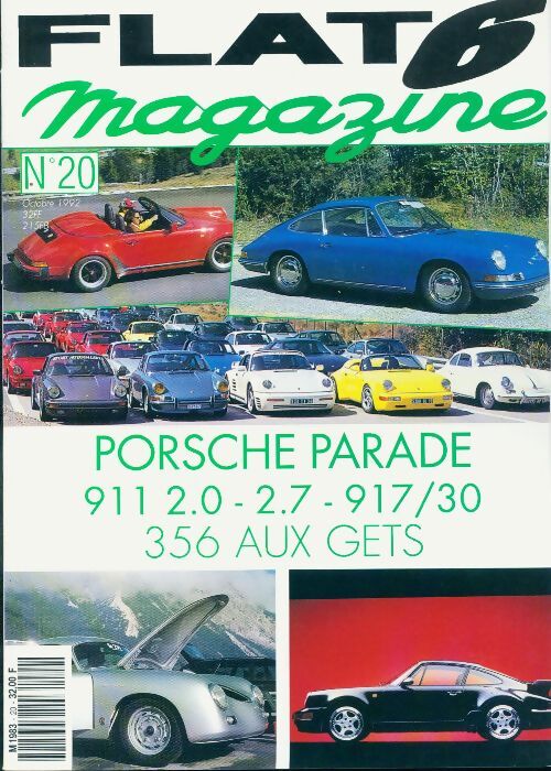 Flat 6 magazine n°20 : Porsche parade - Collectif - Livre