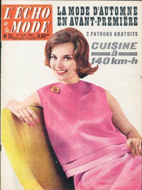L'écho de la mode 1962 n°33 - Collectif - Livre