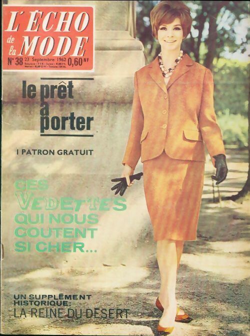 L'écho de la mode 1962 n°38 - Collectif - Livre