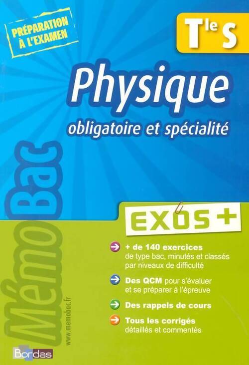 Physique Terminale S : Exos + - Sébastien Aullen - Livre
