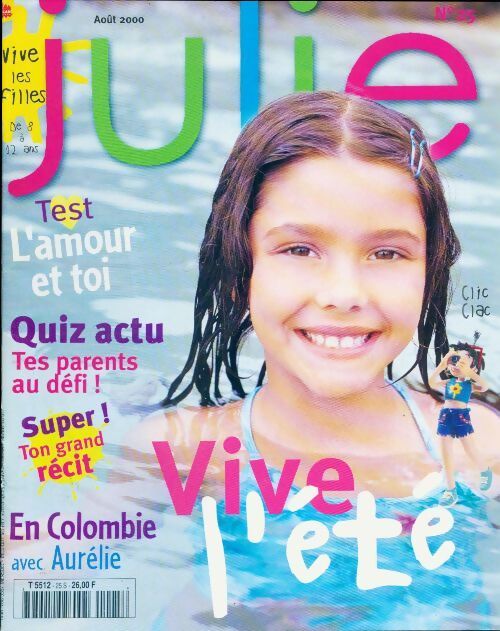 Julie n°25 : Vive l'été - Collectif - Livre