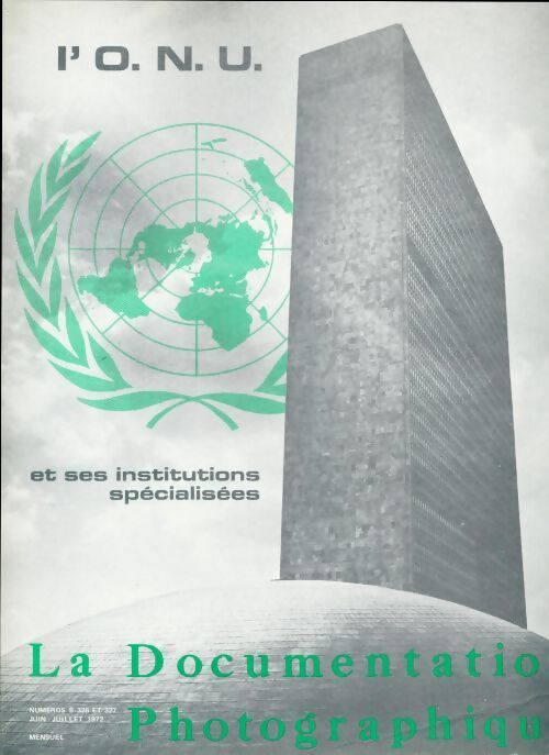 La documentation photographique n°5-326 / 5-327 : L'O.N.U. - Collectif - Livre