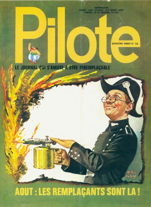 Pilote n°716 : Août : les remplaçants sont là ! - Collectif - Livre