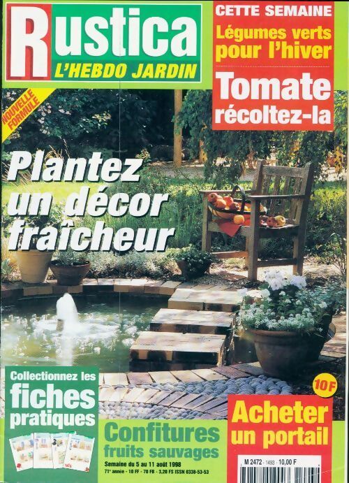 Rustica n°1493 : Plantez un décor fraîcheur - Collectif - Livre