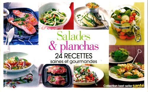 Salades et planchas 24 recettes - Collectif - Livre