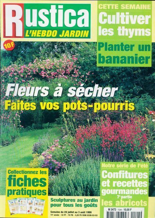 Rustica n°1544 : Fleurs à sécher - Collectif - Livre
