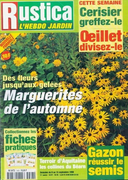 Rustica n°1498 : Marguerites de l'automne - Collectif - Livre
