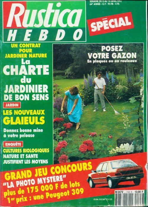 Rustica n°1163 : Posez votre gazon - Collectif - Livre