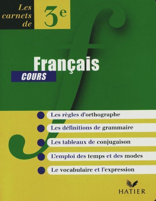 Français 3e - Amon - Livre